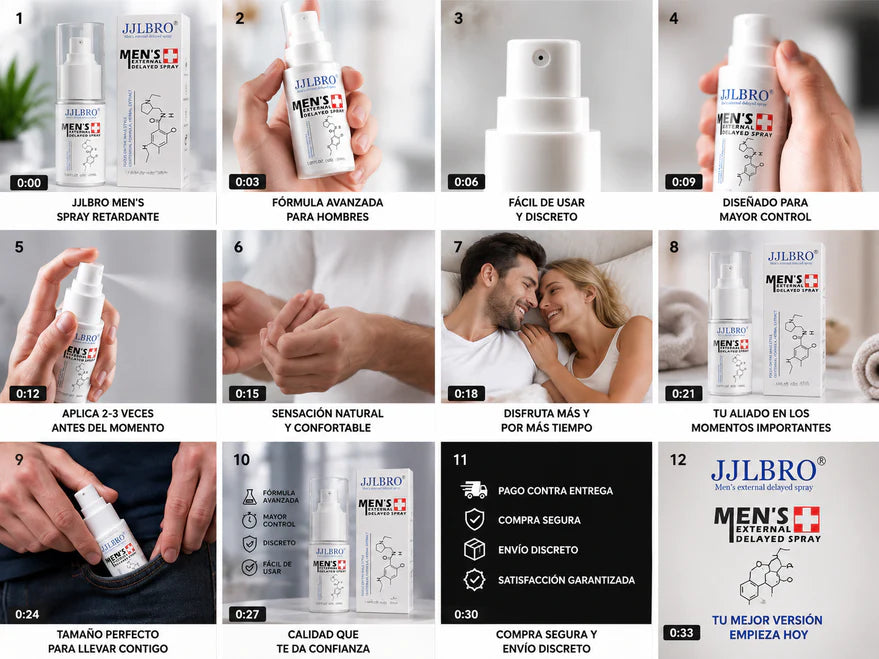 🔥🔥🔥 Kit Jjlbro Mens External Delayed Spray íntimo ( Más Resistencia, Más Potencia y Más Vigor) 😎 COMPRA EL KIT DE 3 SPAYS y PAGA SOLO $39.900 POR CADA UNO. 💲 Precio total del kit: $119.700