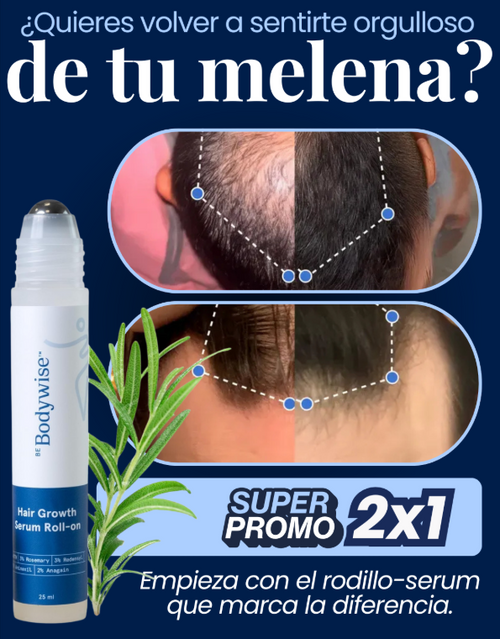 BodyWise Hair Growth - Sérum Capilar Anticaída y Crecimiento Intensivo.